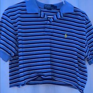 vintage polo shirt cropped